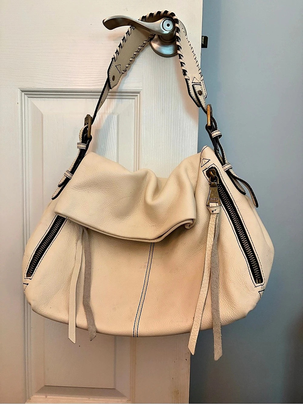 Aimee Kestenberg Bali Hobo Bag in White